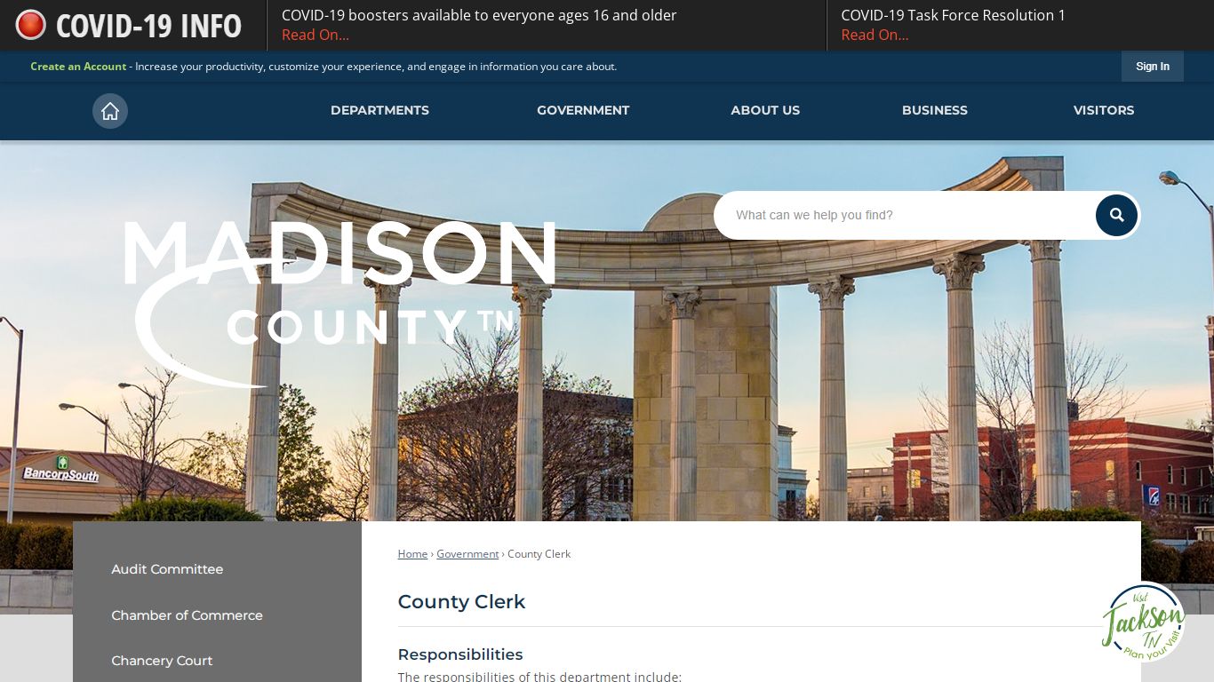 County Clerk | Madison County, TN - Official Website