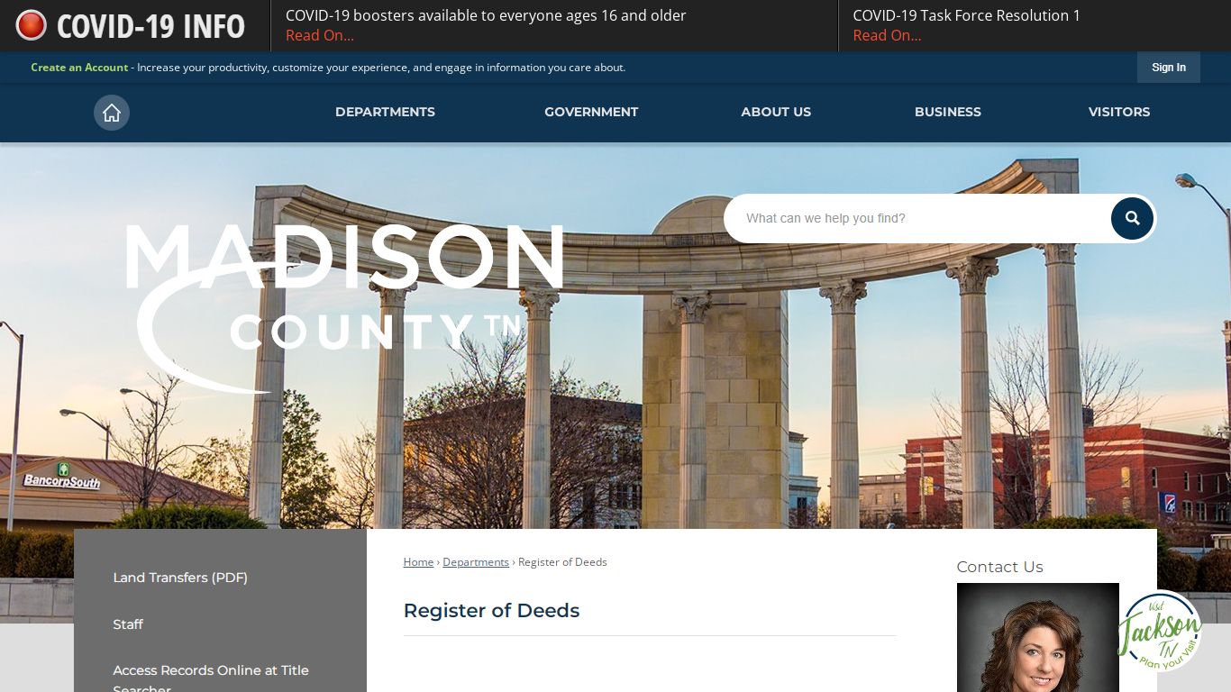 Register of Deeds | Madison County, TN - Official Website